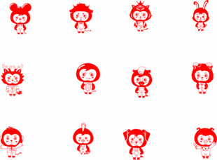 十二生肖简笔画