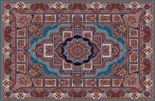 民族风几何图案地毯