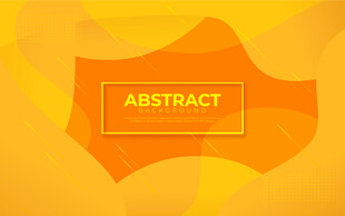 抽象橙色几何矢量背景