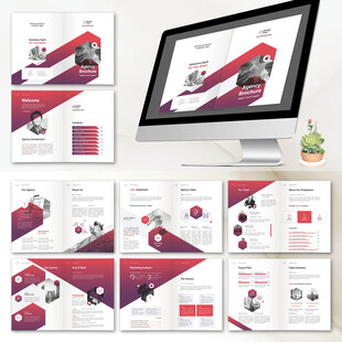 创意画册InDesign模板