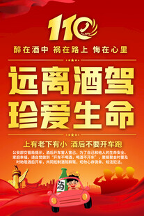 远离酒驾海报