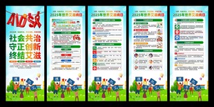 2025年世界艾滋病日易拉宝