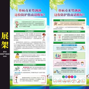预防鼻病毒展架
