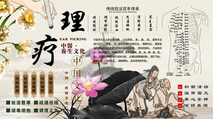 中医理疗背景墙