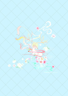 梦幻糖果主题插画图案