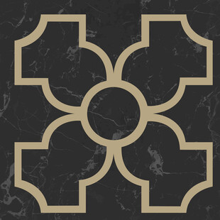 黑金几何花纹花砖背景