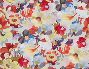 大牌多彩花卉图案