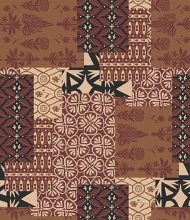 复古民族风几何图案纹理