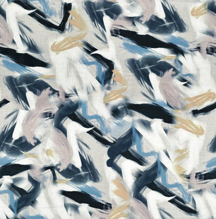 抽象蓝白笔触图案纹理