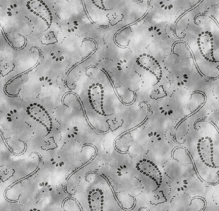 灰色佩斯利花纹图案背景