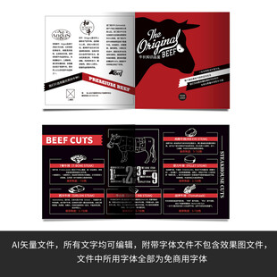 牛排知识折页