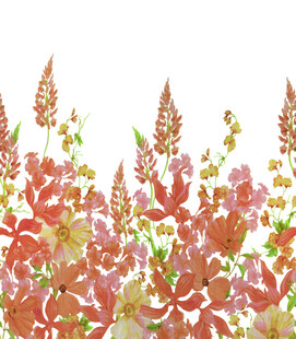 缤纷花卉图案背景