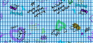 多彩几何图案网格背景