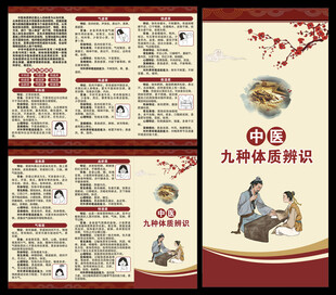 中医体质辨识三折页