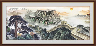 万里长城国画