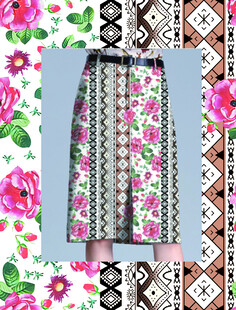 花卉图案服饰搭配展示