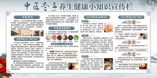 冬季健康教育展板