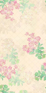 复古花卉纹理背景图