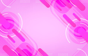 梦幻粉色几何线条背景图