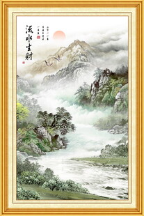 高山流水挂画