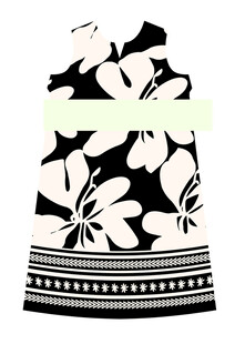 定位印花大花朵