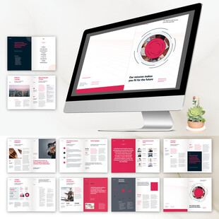 集团画册InDesign模板