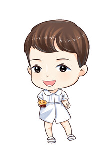 可爱运动风卡通头像精细源文件