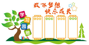 学习园地教务园地校园班级文化墙