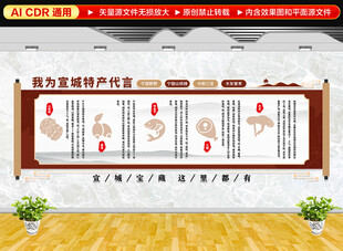 特产宣传文化墙
