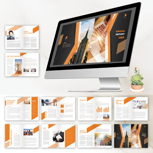 创新画册indesign模板