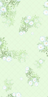 清新绿植花卉背景图案