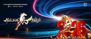 马年答谢晚会背景