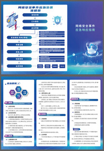 网络安全三折页