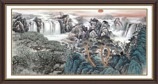 山水风景画 