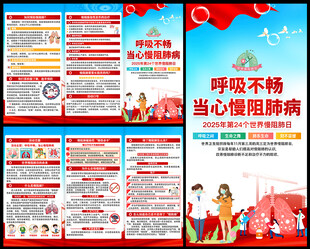 2025年世界慢阻肺日宣传单