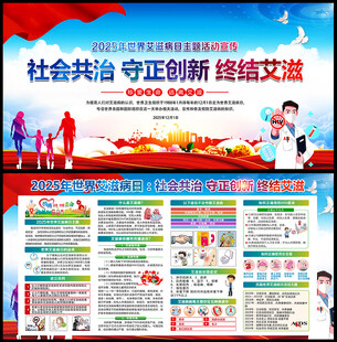 2025年世界艾滋病日海报
