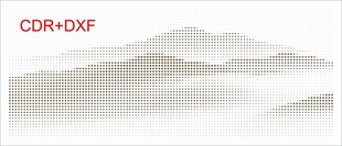 水墨群山云雾缭绕意境图冲孔幕墙