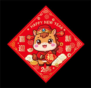 2026马年福字