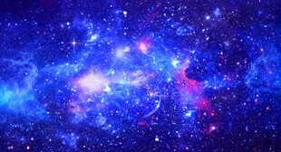 蓝色星空软膜天花吊顶