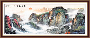 泰山五岳独尊泰山日出 