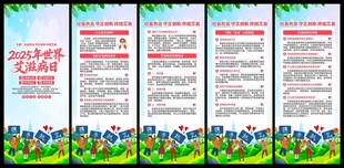 2025年世界艾滋病日易拉宝