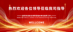 欢迎领导莅临指导背景图