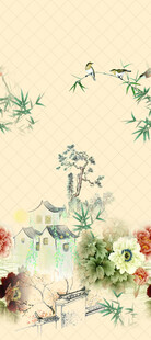 中式花鸟装饰画