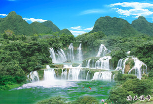 壮丽山水间的绝美瀑布景观