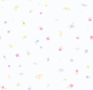 梦幻小碎花彩色花卉植物图案