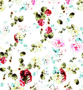 花卉水彩图案背景