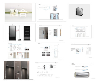 写字楼整套标识