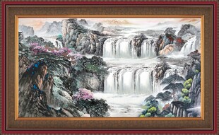 巨型山水画 