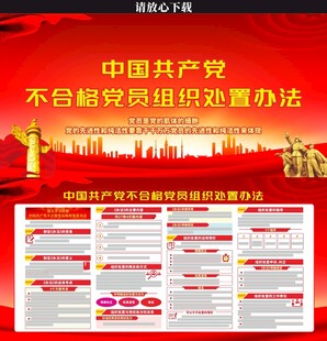 不合格党员组织处置办法