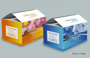 肥料包装箱多彩精美包装盒展示